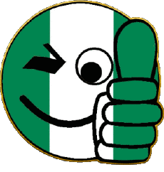 Bandiere Africa Nigeria Faccina - OK 