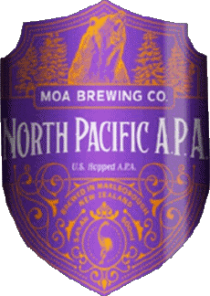 North Pacific A.P.A-Getränke Bier Neuseeland Moa 