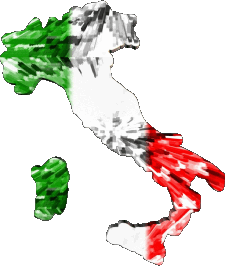 Flags Europe Italy National Map 