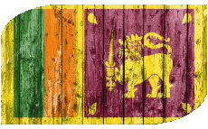 Fahnen Asien Sri Lanka Rechteck 