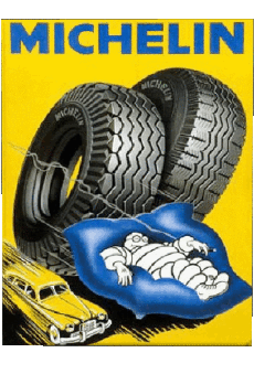 Humor -  Fun ART Retro posters - Brands Michelin 