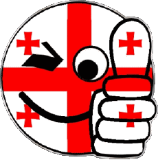 Bandiere Asia Georgia Faccina - OK 