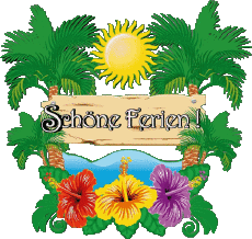 Messages German Schöne Ferien Transparent Background 24 