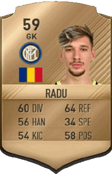 Multimedia Videogiochi F I F A - Giocatori carte Romania Ionut Andrei Radu 