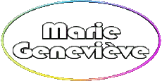 Nombre FEMENINO - Francia M Compuesto Marie Geneviève 