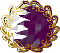 Fahnen Asien Katar Form 