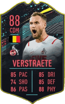 Multimedia Vídeo Juegos F I F A - Jugadores  cartas Bélgica Birger Verstraete 