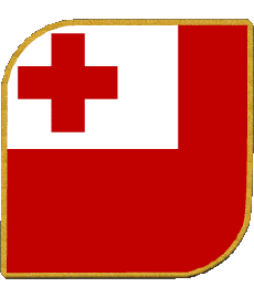 Bandiere Oceania Tonga Quadrato 