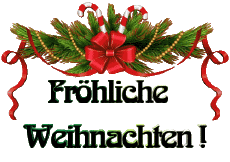 Mensajes Alemán Fröhliche  Weihnachten Serie 16 