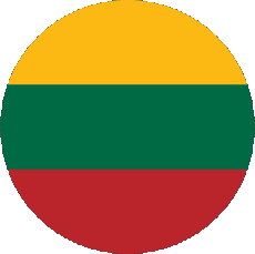 Bandiere Europa Lituania Tondo 