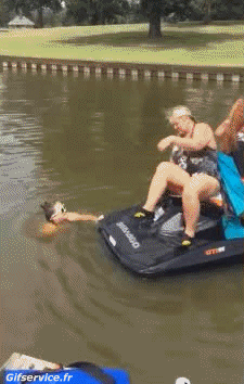 Humor -  Fun Transport Jet Ski Falls - Fail 