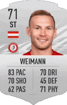 Multimedia Videospiele F I F A - Karten Spieler Österreich Andreas Weimann 