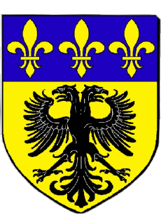 Blasón-Banderas Francia Departamentos - Ciudades 61 L_AIGLE Blasón