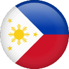 Drapeaux Asie Philippines Rond 