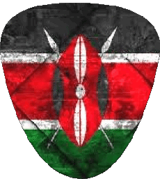 Drapeaux Afrique Kenya Forme 01 