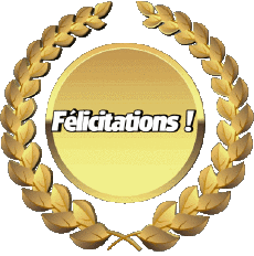 Messages French Félicitations 10 