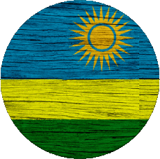 Bandiere Africa Ruanda Tondo 
