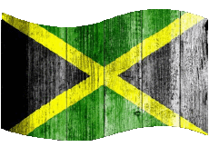 Drapeaux Amériques Jamaïque Rectangle 