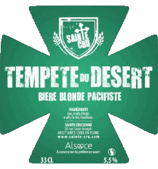 Tempete du desert-Boissons Bières France Métropole Sainte Cru 