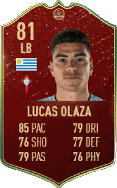 Multimedia Videospiele F I F A - Karten Spieler Uruguay Lucas Olaza 