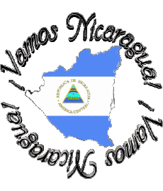 Nachrichten Spanisch Vamos Nicaragua Bandera 