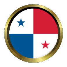 Flags America Panama Round - Rings 