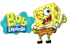 Multi Media Cartoons TV - Movies Sponge Bob Squarepants French Logo 
