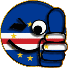 Banderas África Cabo Verde Smiley - OK 