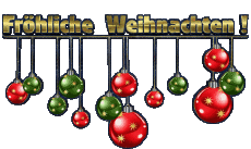 Messages Allemand Fröhliche  Weihnachten Serie 07 