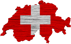 Flags Europe Swiss Map 