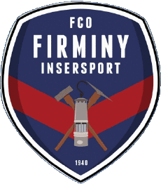 Sports FootBall Club France Logo Auvergne - Rhône Alpes 42 - Loire Firminy 