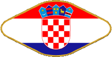 Banderas Europa Croacia Oval 