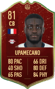 Multimedia Videospiele F I F A - Karten Spieler Frankreich Dayot Upamecano 