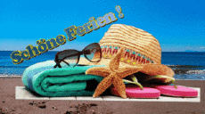 Messages German Schöne Ferien Animated Background 003 