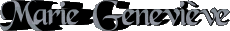 Vorname WEIBLICH - Frankreich M Zusammengesetzter Marie Geneviève 