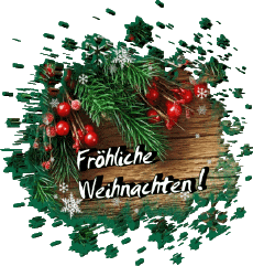 Messagi Tedesco Fröhliche  Weihnachten Serie 14 