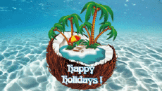 Nachrichten Englisch Happy Holidays Animierter Hintergrund 002 