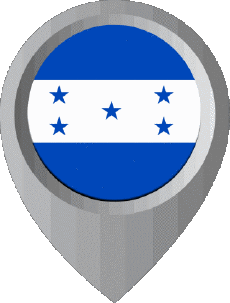 Fahnen Amerika Honduras Standort-Pin 