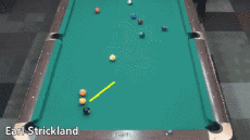 Earl Strickland-Humor -  Fun Sports Pool Table Best Off Shot 02 Earl Strickland