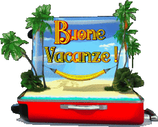 Mensajes Italiano Buone Vacanze Fondo transparente 19 