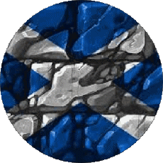 Flags Europe Scotland Round 