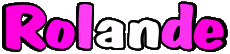 Prénoms FEMININ - France R Rolande 