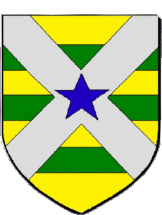 Blasón-Banderas Francia Departamentos - Ciudades 24 RIBERAC 