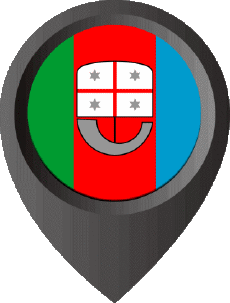 Flags Europe Italy Liguria Location Pin 