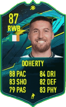 Multimedia Vídeo Juegos F I F A - Jugadores  cartas Irlanda Matt Doherty 