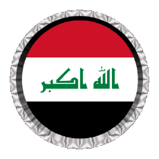 Flags Asia Iraq Round - Rings 
