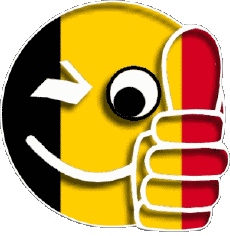 Banderas Europa Bélgica Smiley - OK 