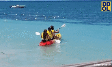 Humor -  Fun Sports Canoe Kayak Falls - Fail 