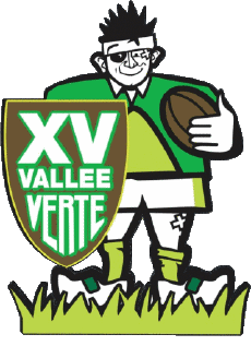 Sports Rugby Club France Logo Dept 63 XV la Vallee Verte 