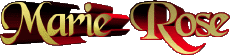 Vorname WEIBLICH - Frankreich M Zusammengesetzter Marie Rose 